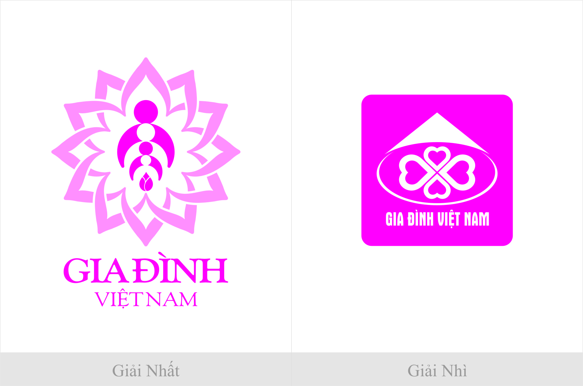 Ý NGHĨA LOGO GIA ĐÌNH  - TÁC PHẨM ĐOẠT GIẢI NHẤT CUỘC THI SÁNG TÁC LOGO GIA ĐÌNH VIỆT NAM CỦA TÁC GIẢ HỌA SĨ TRẦN HOÀI ĐỨC - HOAIDESIGN